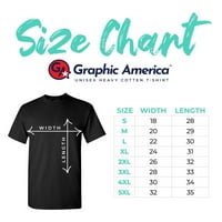 Graphic America rövid ujjú grafikus legénység nyaka klasszikus fit póló csomag