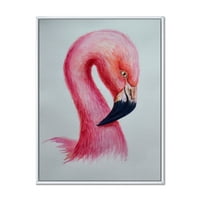 Designart 'A Pink Flamingo IV.