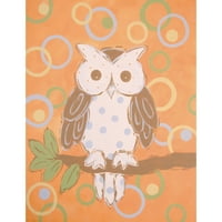 Marmont Hill Whimsy Owl , Reesa Qualia Painting nyomtatás csomagolt vászonra