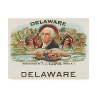Védjegy képzőművészet 'Delaware szivar' vászon művészet által Art of the Cigar