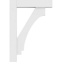 3 W 20 D 26 H Standard Imperial Architectural PVC konzol blokk végekkel