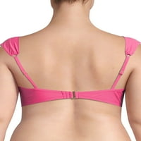 Idő és Tru Női és Női és Vezeték-Wire Bikini Top