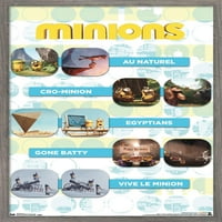 Világító Minions - rácsfal poszter, 14.725 22.375