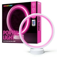 Brightside LED portális fény, többszínű RGB gyűrűs lámpa, színek, tompítható, USB-alapú
