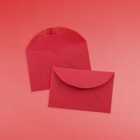 3Drug borítékok, 2. 3.6, fényes vörös újrahasznosított, 50 csomag