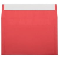 A Peel & Seal bezárási borítékok, 5,75x8,75, piros újrahasznosított, 500 doboz