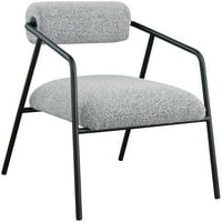 Meridián bútorok Carly szürke szövet ékezetes szék