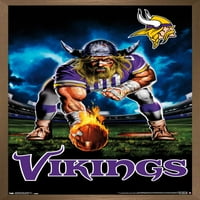 Minnesota Vikings - Point Stance Wall poszter, 14.725 22.375