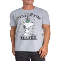 Snoopy fagyöngy férfi üdülési Rövid ujjú grafikus póló, 2XL méretig
