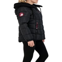 Kanadai időjárási felszerelések női sherpa bélelt puffer kabát