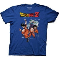 Dragon Ball Z férfi csoport lövés grafikus póló