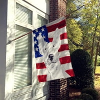 Bull Terrier USA amerikai zászló zászló vászon ház mérete