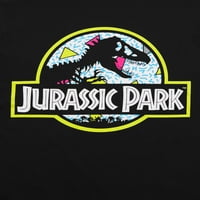 Jurassic Park férfi logó rövid ujjú grafikus póló, akár 3xl méretű
