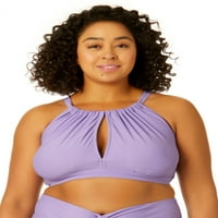 Idő és a Tru Női Keyhole Halter Swim Top