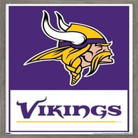 Minnesota Vikings - Logo Wall poszter, 22.375 34