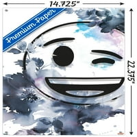 Emoji - Virágfal poszter push csapokkal, 14.725 22.375