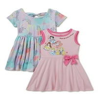 Disney Princess Girls Yummy Jersey ruha, 2-Pack, Méret 4-13